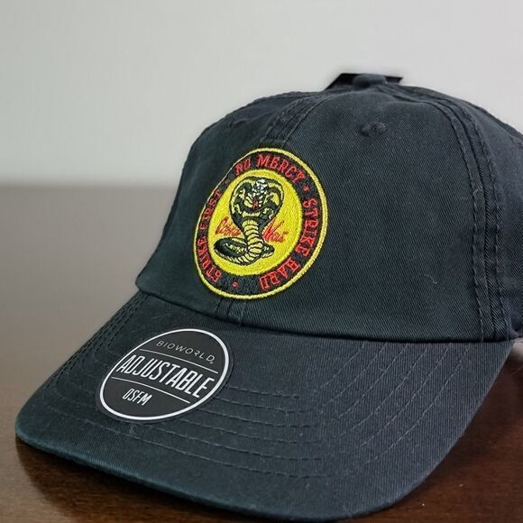 Cobra Kai Official Licensed Dad Hat Cap Black New - Picture 5 of 9